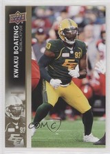 2022 Upper Deck CFL Gold Kwaku Boateng #132 08s2