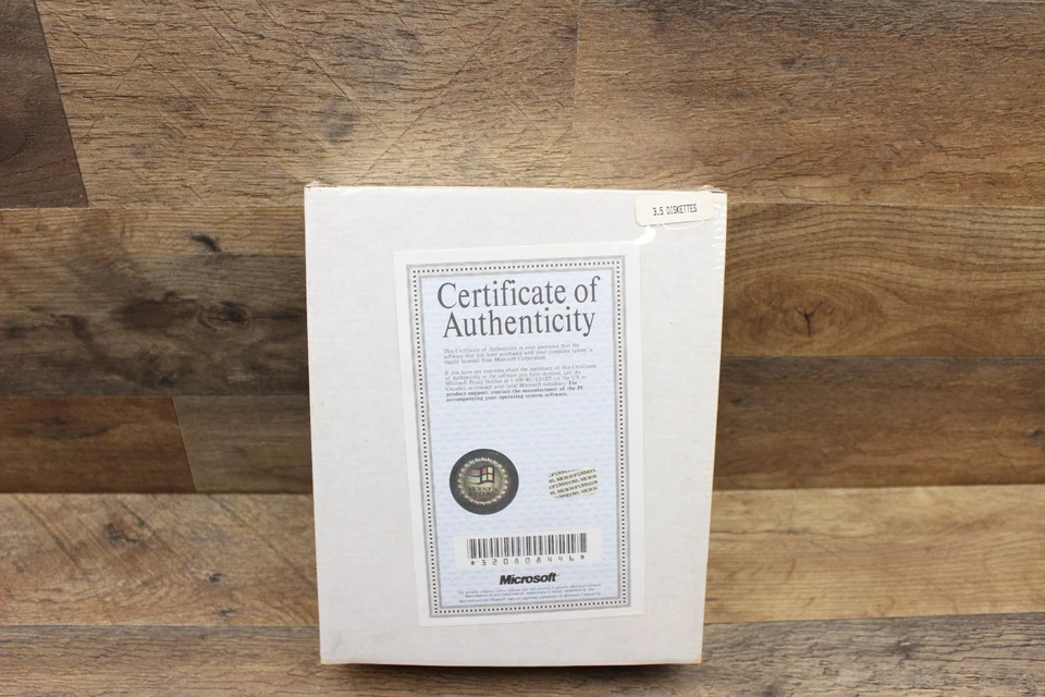 Microsoft MS-DOS and Windows for Workgroups Full Version w/Manual New Sealed - Image 4 of 4