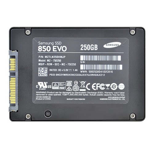 Samsung 250GB 850 EVO SATA III 2,5 Zoll SSD