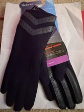 Isotoner Women  s Navy Blue Smart Touch Gloves Sz S/M