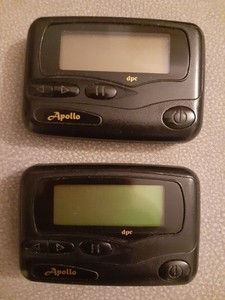 Vintage Apollo Pager Lot Of 2 AL - A25 T20