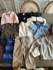 Lot Of 10 Boys Clothes Size 3-5T Rylee & Cru, Janie & Jack, Vineyard Vines