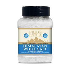 - Himalayan White Salt Coarse Grind 1 Lbs 453.59 Gm - Rarest  Enriched W/84 N