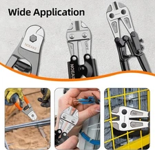 3-Pack Bolt Cutters Set,14 Heavy Duty Bolt Cutter,8Small Bolt Cutter,8Wire Cutte