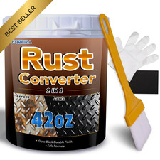 2 In 1 Rust Converter Metal Primer Black 42 Oz Heat Resistant Car Chassis Paint