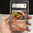 Charizard ex 105/112 FireRed & LeafGreen Holo *FLAME SWIRL* CGC 9
