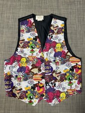 Looney Toon Vintage Vest Unisex One Size Fits Most Bugs Bunny Easter