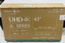 Hisense 43inch 4K UHD 6 Series Smart Tv Brand New In Box