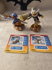 Used Skylanders Superchargers Stormblade And Hurricane Jet-vac