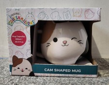 Squishmallows Cam Cat Shaped Mug 300ml / 10.5oz Ceramic Cup – New in Box