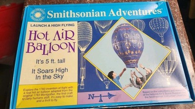 Hot Air, Balloon Smithsonian Adventures Launch Kit New