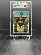 2023 Bowman Chrome Mega Baseball Ethan Salas 1st Bowman SGC 10 #BCP-171