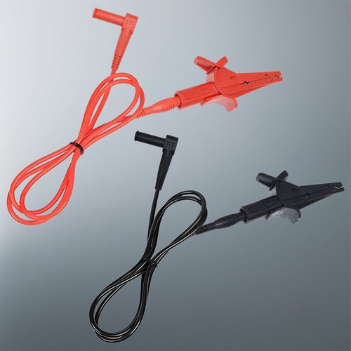 ZIBOO 69381 Alligator Clip Test Leads, Heavy-Duty Banana Plug Replacement Leads - Foto 1 di 9