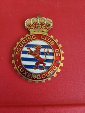 Vintage Classic Car Radiator Badge Automobile Club Touring Club De Luxembourg