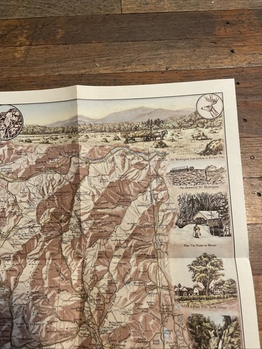 The White Mountains Of New Hampshire * 1937* National Geographic 17 X 20” - Picture 4 of 7