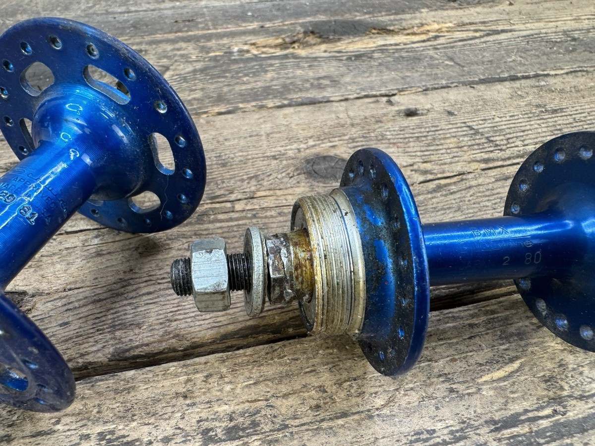 Schwinn Approved/ Sunshine 36h Bmx Hub Set 3/8” Axles Vintage Old