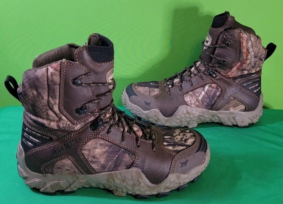 Irish Setter Insulated VAPRTREK 8" WP Hunting Boots, Mossy Oak Camo Women's 10.5 - Image 4 of 4