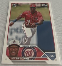 2023 Topps Update Series Baseball Jeter Downs Washington Nationals Rookie US145