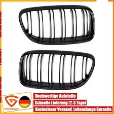 Frontgrill Passend f�r BMW E90 E91 LCI 2008-2012 Doppelsteg Glanz Schwarz Paar