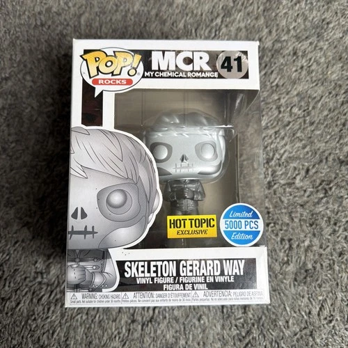 2021 Funko Pop! Rocks My Chemical Romance #41 Skeleton Gerard Way Vinyl Figure