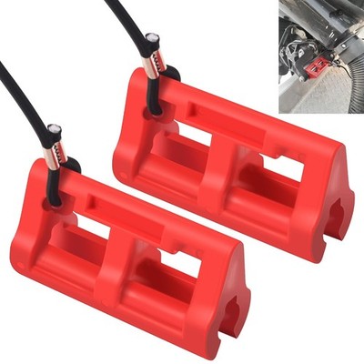 4'' Steer Stop Outboard Hydraulic Steering Lock, 4 inches, Red 