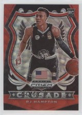 2020-21 Panini Prizm Draft Picks Crusade Ruby Wave Prizm RJ Hampton #93 p1b