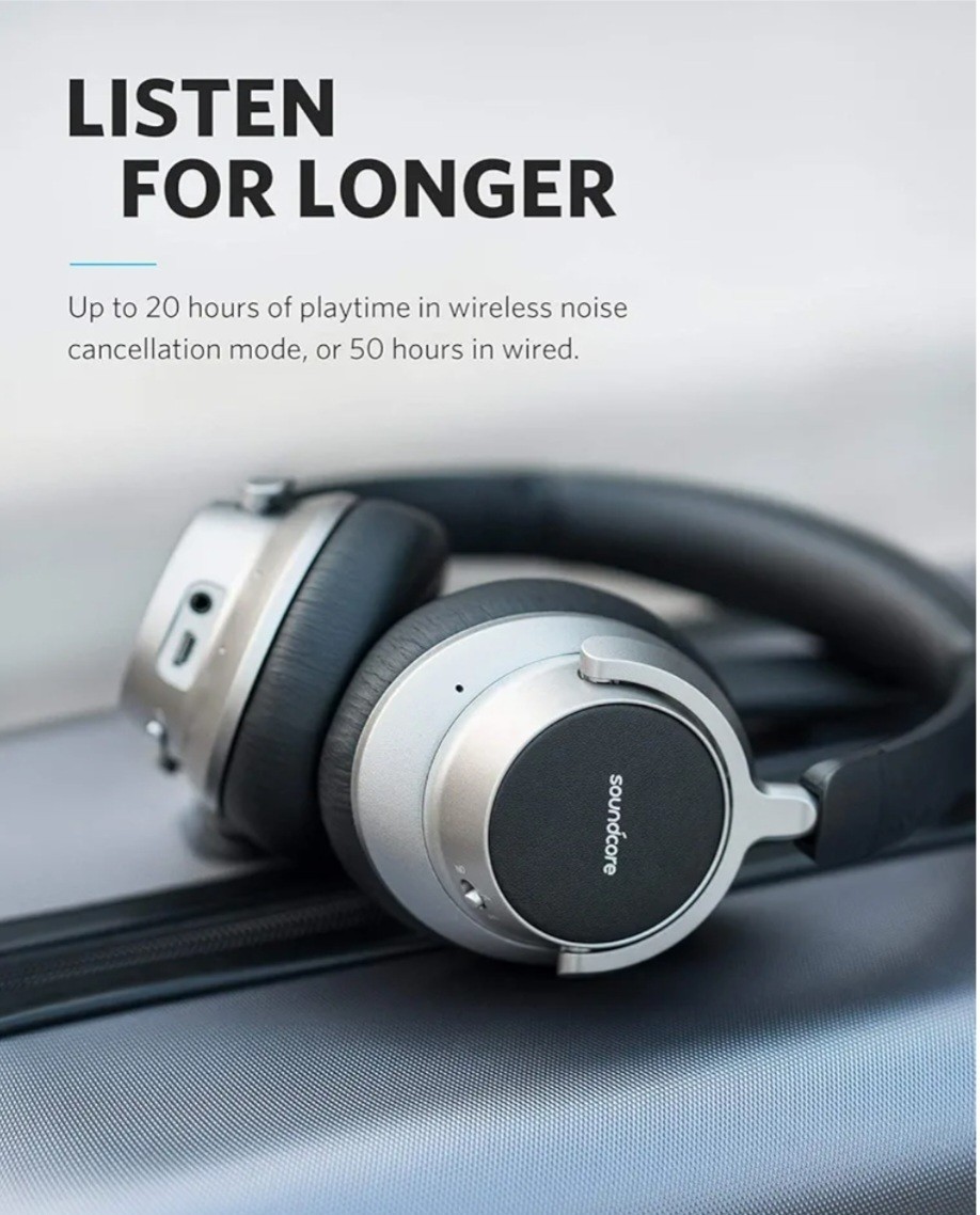 SoundCore Space NC Wireless Noise Cancelling Headphones by