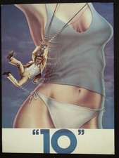 "10" Screening Program 1979 Dudley Moore, Julie Andrews, Bo Derek. ultra rare!