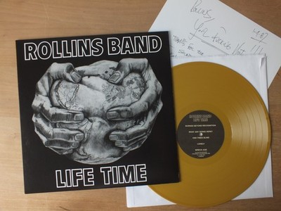 Rollins Band - Life Time  REISSUE  LP  YELLOW  Vinyl   mint-