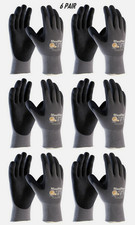  6-Pairs PIP 34-874 MaxiFlex Ultimate Micro Foam Nitrile Grip Coated Work Glove