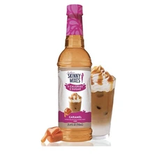 Jordan's Skinny Mixes Sugar Free Coffee Flavoring Syrup Caramel 25.4 Fl Oz