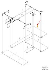 Volvo XC40 Plaque de refroidissement de batterie haute tension D 32223487 Nouvea