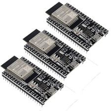 QCCAN 3Pcs ESP32-DevKitC core Board ESP32 Development Board ESP32-32D Wireles...