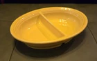 Fiesta® Divided Bowls - Sunflower Yelliw- Retired Item 10.25" ×7.875"