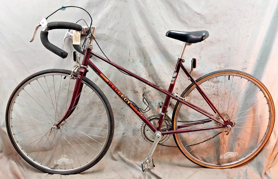 Bicicleta de carretera Peugeot Mixte Touring 1985 50 cm pequeña de acero a tope paso 16 velocidades~ Foto 2 de 4