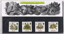 United Kingdom Stamps Nature Conservation Species At Risk 1986 Presentation Pack