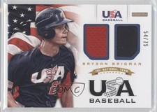 2012 USA Baseball National Team 18U Combo Jerseys 54/75 Bryson Brigman #5 0s3
