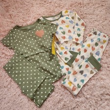 Carter's 4-piece Heart Print Pajama Set Size 7 NWT