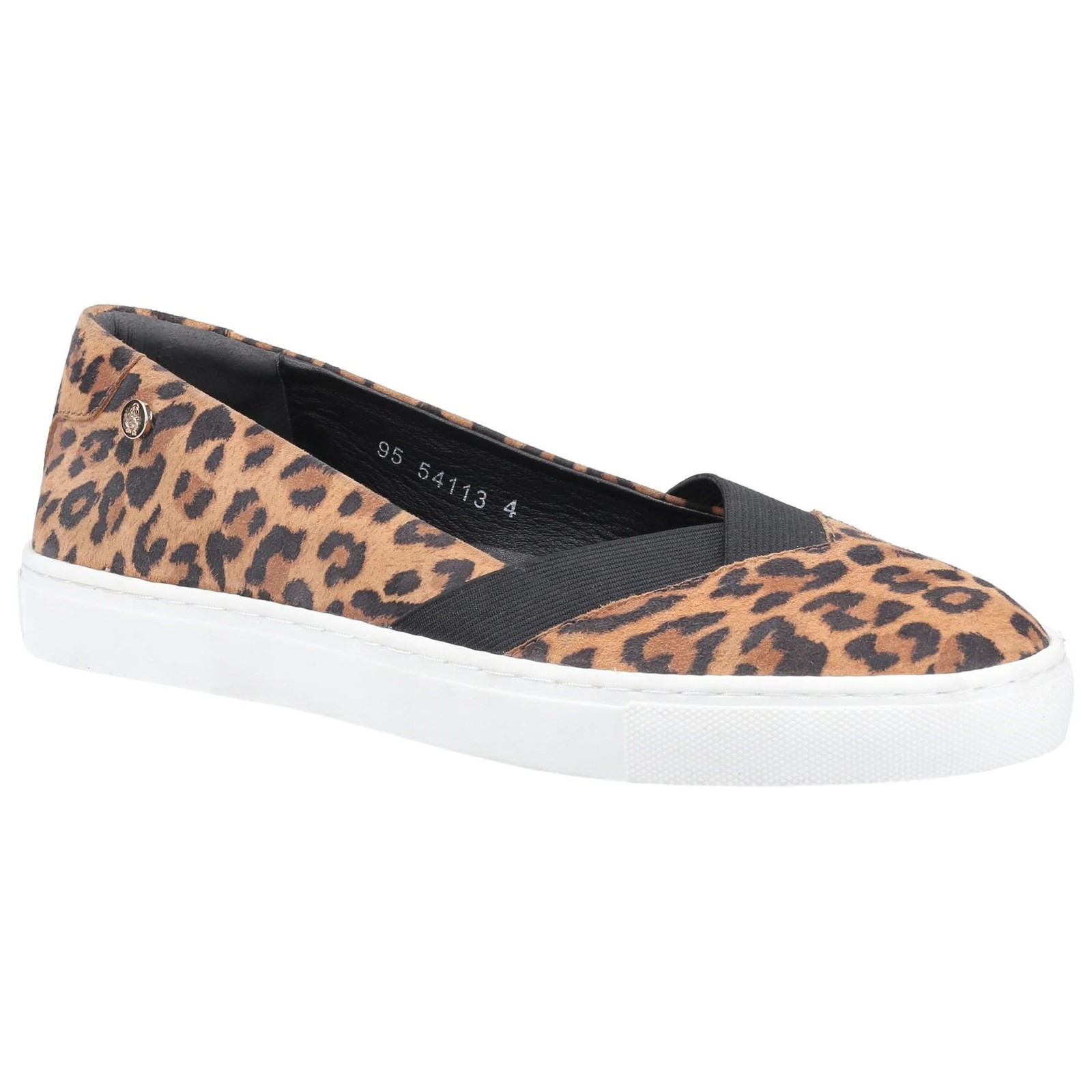 Hush Puppies Zapato de Ante Tiffany Slipon Diseño Estampado de (FS7685)