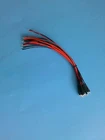 10 pcs LED - 3mm PRE WIRED LEDS 6 VOLT RGB FAST 6V DC PREWIRED red/green/blue