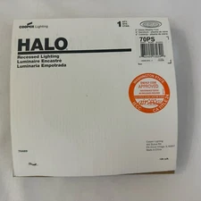 Cooper Lighting Halo 6" White Recessed Ceiling Light 70PS Albalite Trim Fast Shi