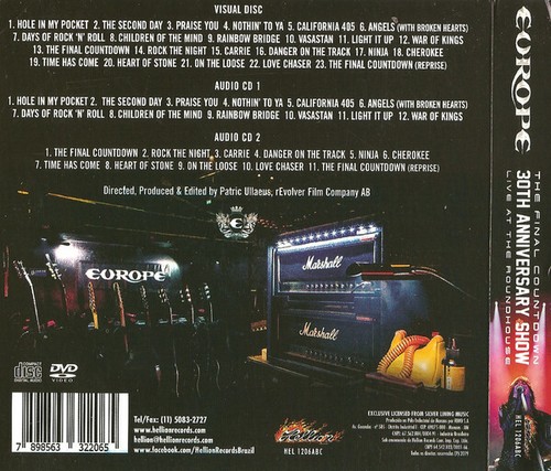 EUROPE – The Final Countdown 30th Ann. Show - Live At The Roundhouse DVD + DCD - Bild 2 von 5