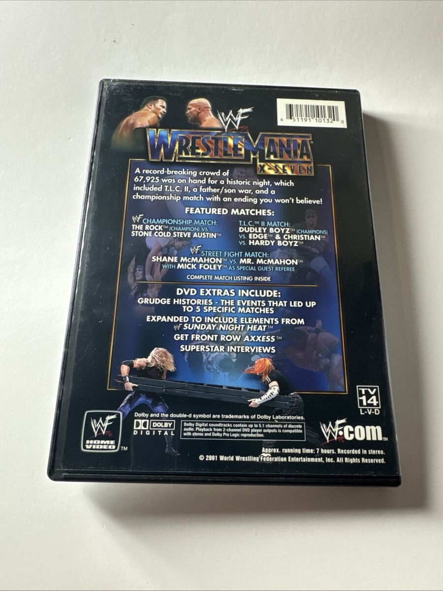 WWF Wrestlemania 17 (2 Disc DVD Set) WWE OOP HTF Stone Cold WWF Wrestlemania 17 (2 Disc DVD Set) WWE OOP HTF Stone Cold