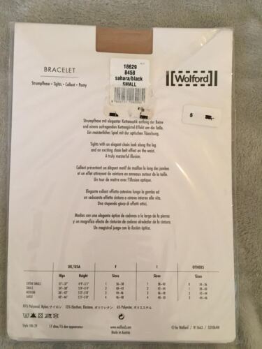 PULSERA WOLFORD MEDIAS/PANTIMEDIAS SAHARA/NEGRO costura trasera PEQUEÑA - Imagen 2 de 3