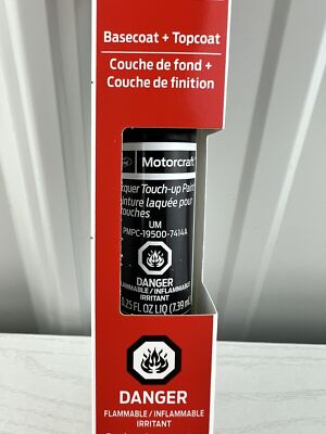 Genuine Ford Motorcraft Touch Up Paint Bottle Agate Black UM 7414A