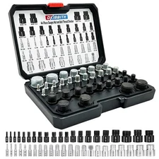 44pc Nut Bolt Thread Checker Set Size Gauges 23 In 21 Metric Individually Housed
