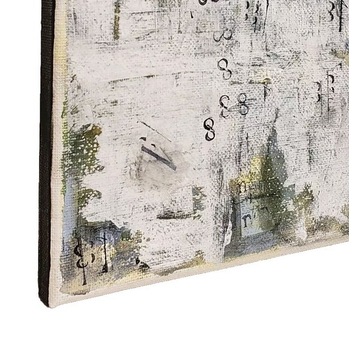 Original Abstract Minimal Contemporary Painting By K.A.Davis " Numbers 8 " - Picture 8 of 12