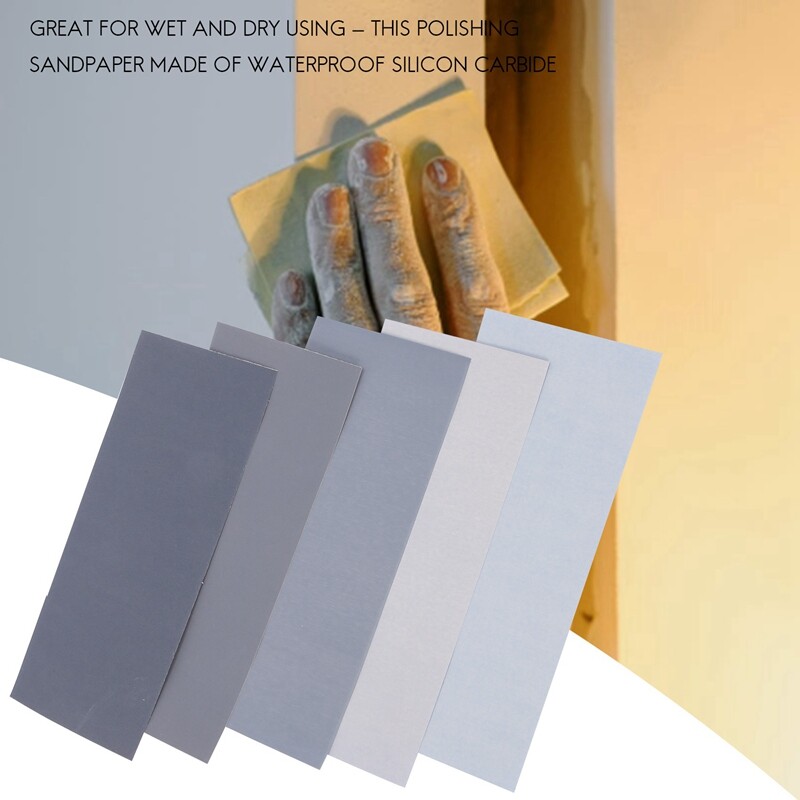 3X(20Pcs Sandpaper, High Grit 1000/2000/3000/5000/7000 Sandpaper Sheets