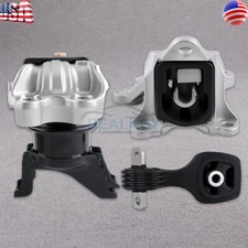 3pc Motor Mount Kit Set for 12-13 Honda Civic 1.8L Engine - Auto Transmission