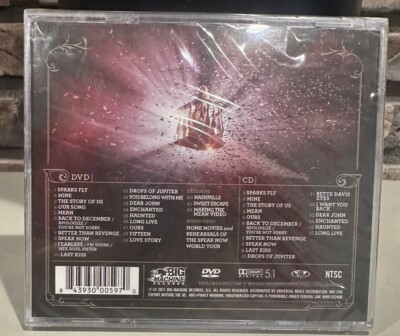 TAYLOR SWIFT Speak Now World Tour Live CD + DVD Brand New Sealed